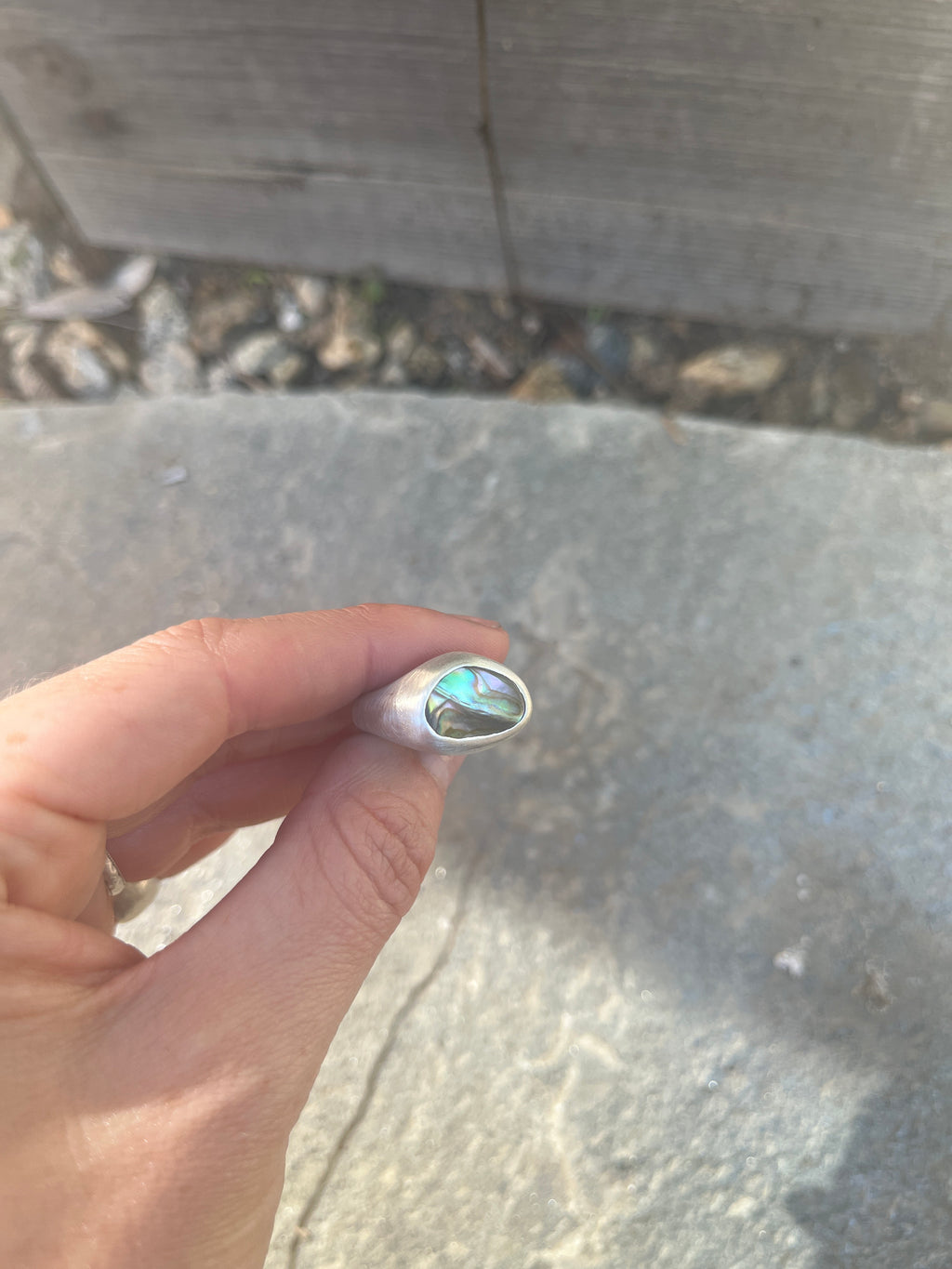 abalone ring~size 7