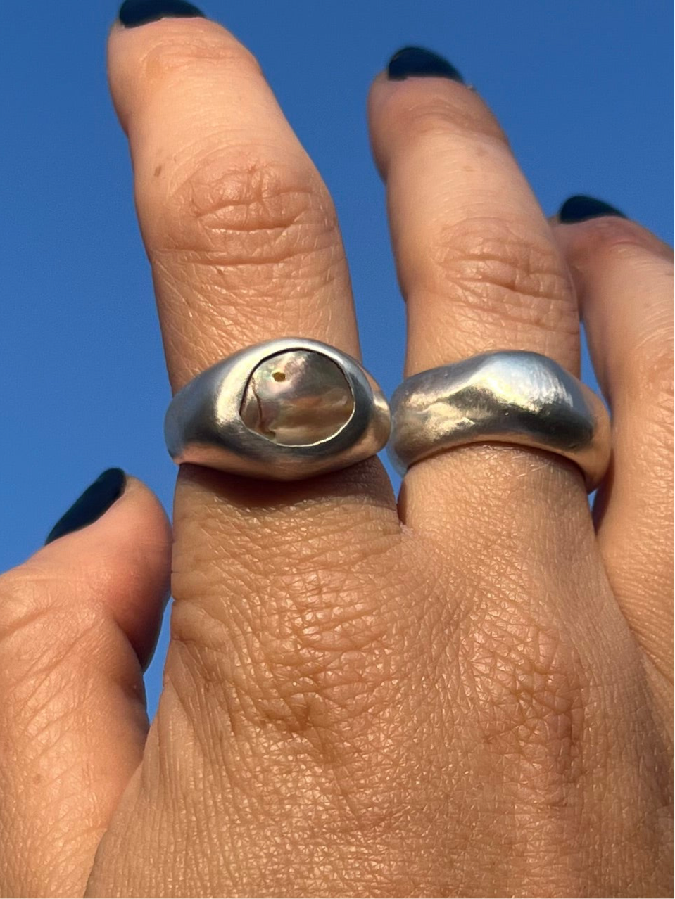 abalone ring ~ size 8