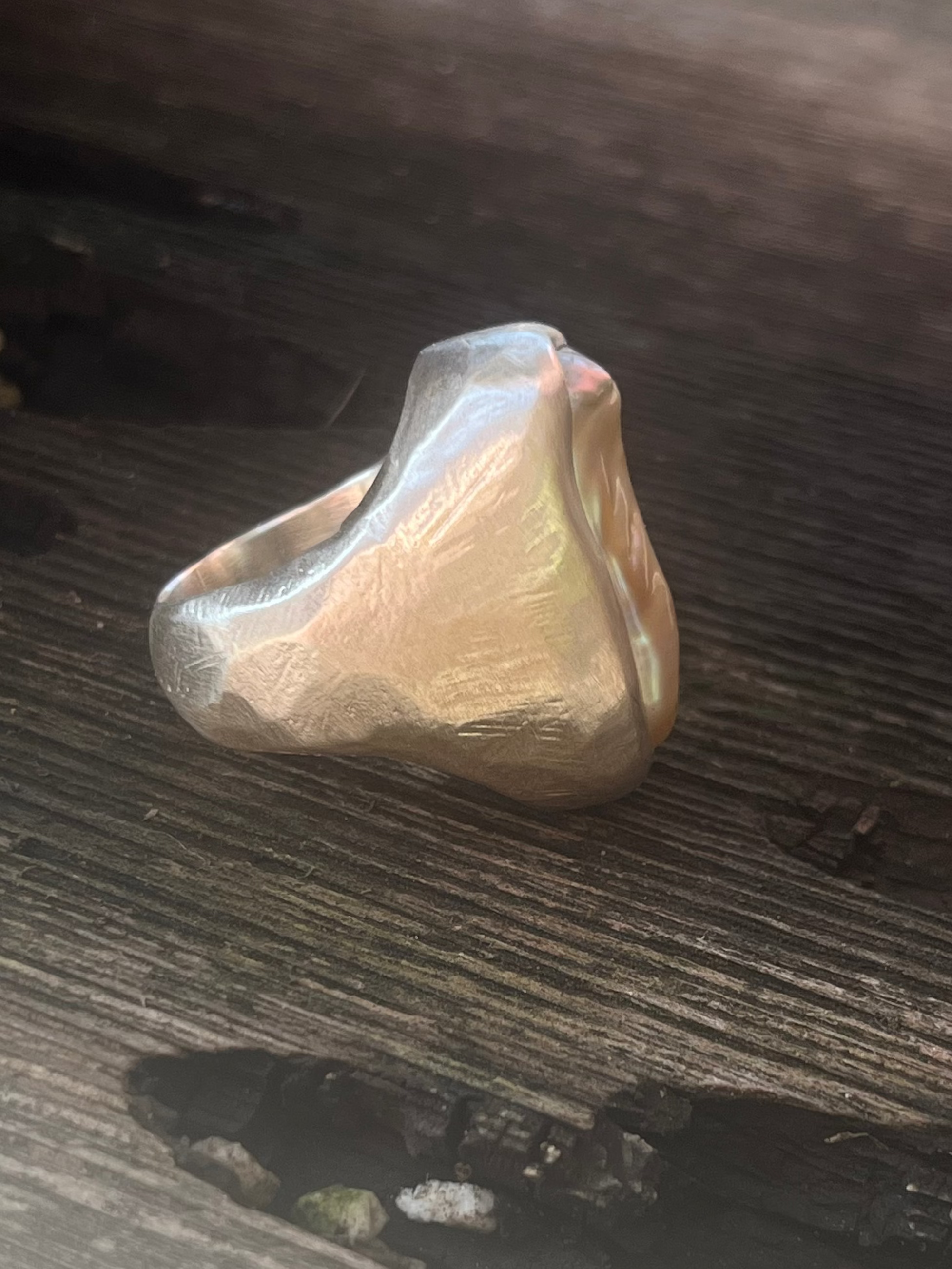organic pearl ring