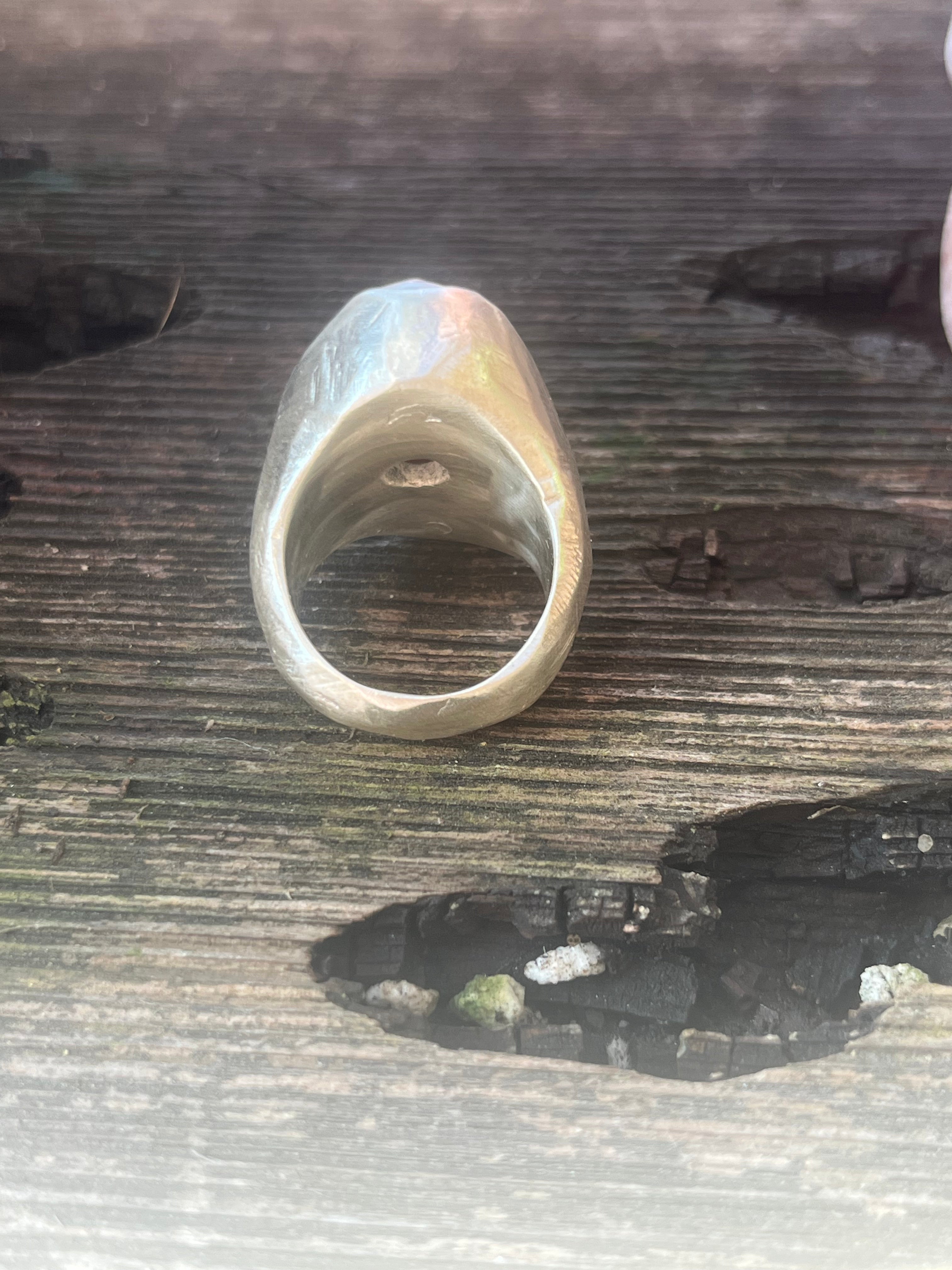 organic pearl ring