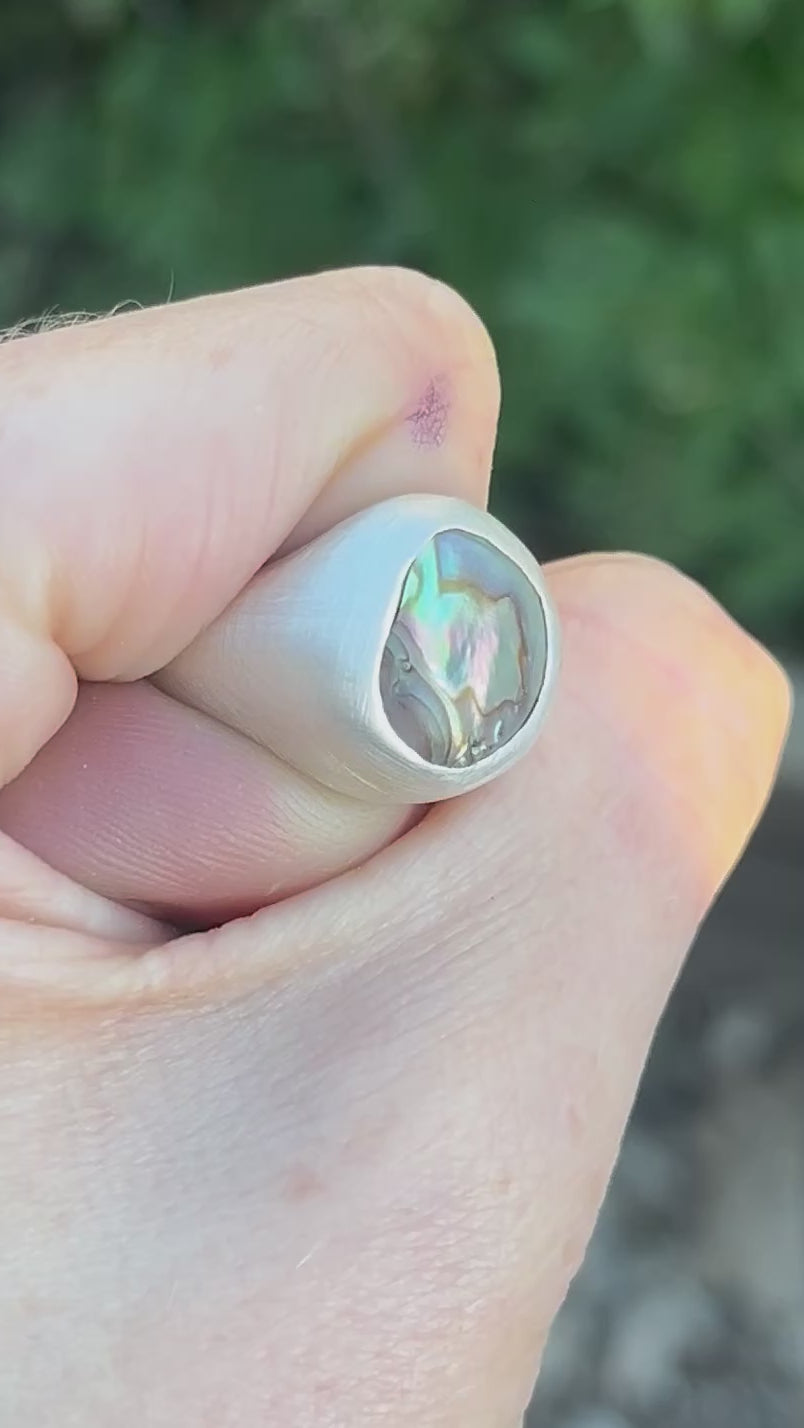abalone ring~size 6